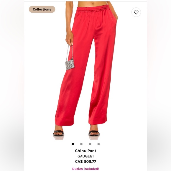 Gauge81 satin red set purchased on Revolve - Picture 3 of 5